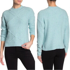 NWT Abound Women's Size XL Blue Knit Stitch Sweater New Winter Long Sleeve